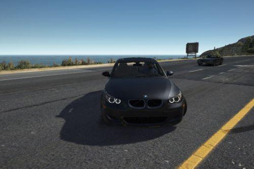 Realistic handling for BMW M5 E60-Top speed 250kmh